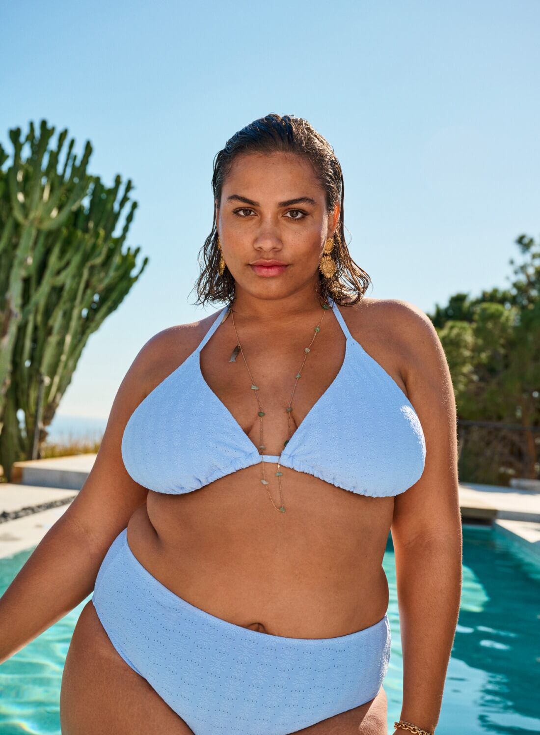 Dreieckiger Bikini, , Model