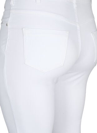 Slim Fit Emily Jeans mit normaler Taillenhöhe, White, Packshot image number 3