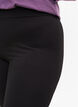 Leggings mit Stretch Rippstruktur, Black, Model image number 1