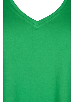 FLASH - T-Shirt mit V-Ausschnitt, Kelly Green, Packshot image number 2