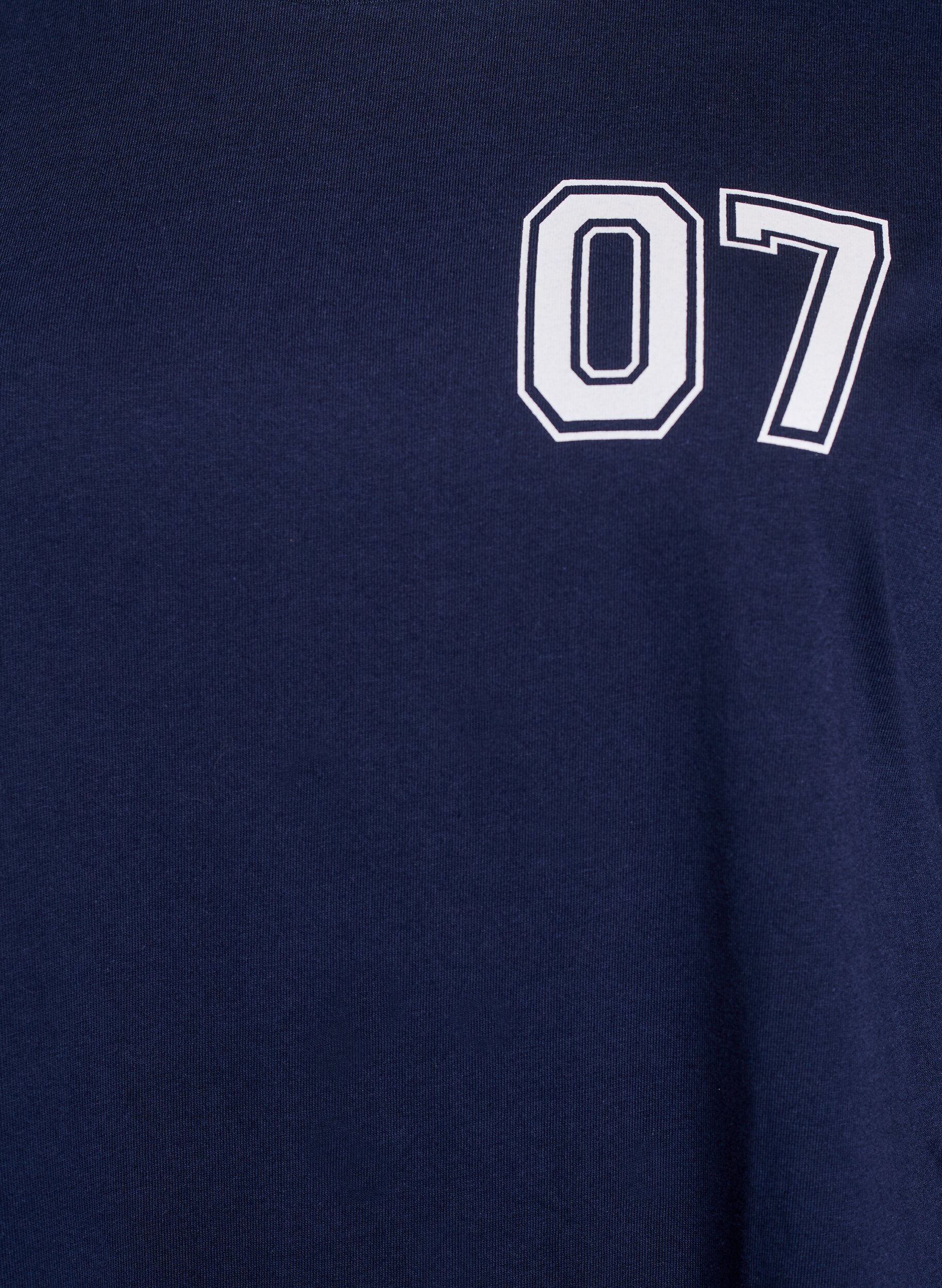 ZizziSportliches T-Shirtkleid aus Baumwolle, Blau, Packshot image number 2