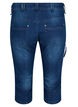 Slim Fit Caprijeans mit Taschen, Blau, Packshot image number 1