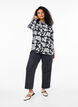 Bluse mit geblümtem Print, Schwarz, Model image number 1