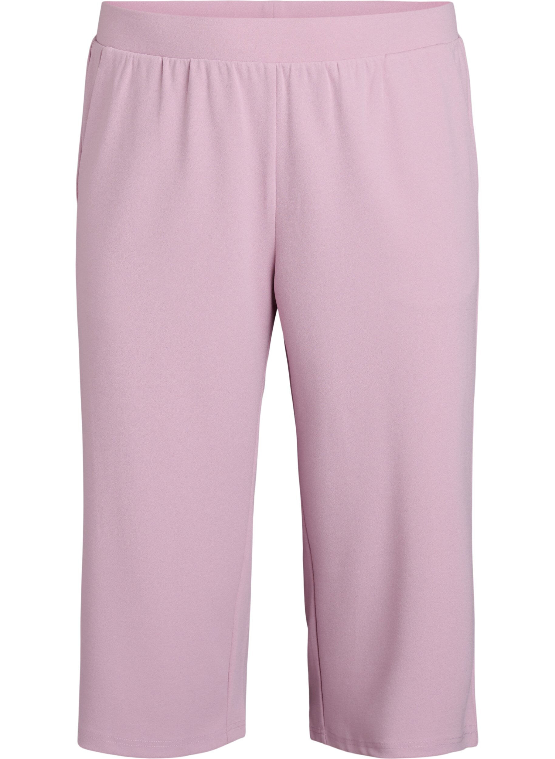 ZizziHochtaillierte Knickerbocker mit lockerem Schnitt, Rot, Packshot image number 0