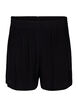 Locker sitzende Shorts aus Viskose, Black, Packshot image number 0