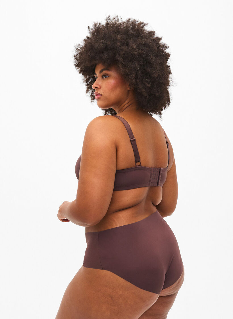 Nicht abzeichnende Unterhose mit regulärer Taillenhöhe, Chicory Coffee, Model image number 1