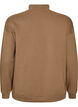 Sweatshirt mit hohem Kragen und sportlichem Frontmotiv, Braun, Packshot image number 1