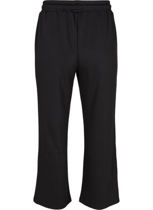 Weite Sweatpants mit Kordelzug an der Taille, Black, Packshot image number 1