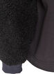Sweatshirt mit Teddy-&Auml;rmeln und hohem Kragen, Grau, Packshot image number 3