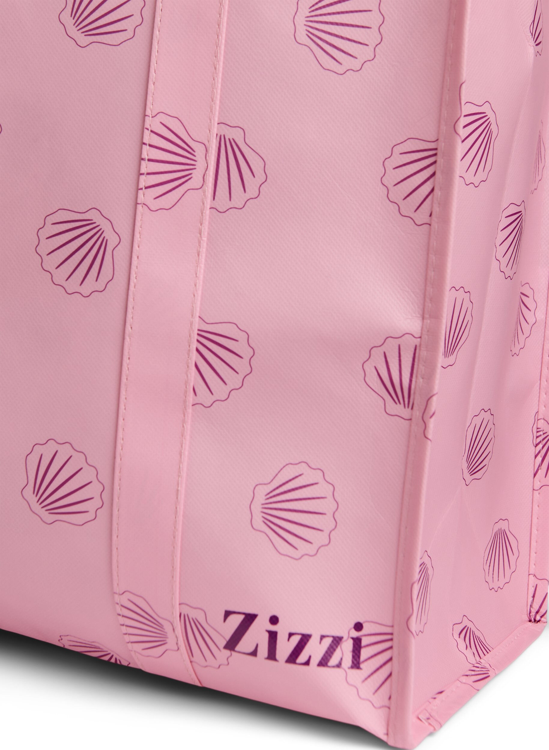 ZizziEinkaufstasche mit Rei&szlig;verschluss, Pink, Packshot image number 2