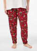 Pyjamahose aus Baumwolle mit Print, Rot, Model image number 2
