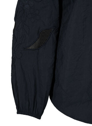 Bluse aus TENCEL™-Modal mit gestickten Details, Black, Packshot image number 3