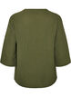 Bluse mit 3/4-&Auml;rmeln, Gr&uuml;n, Packshot image number 1