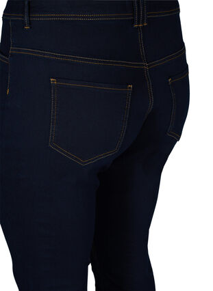 Super Slim Amy Jeans mit hoher Taille, 1607B Blu.D., Packshot image number 3