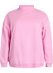 Sweatshirt mit hohem Kragen und langen Ärmeln, Pink, Packshot image number 0