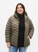 Leichte Steppjacke mit Kapuze, Braun, Model image number 0