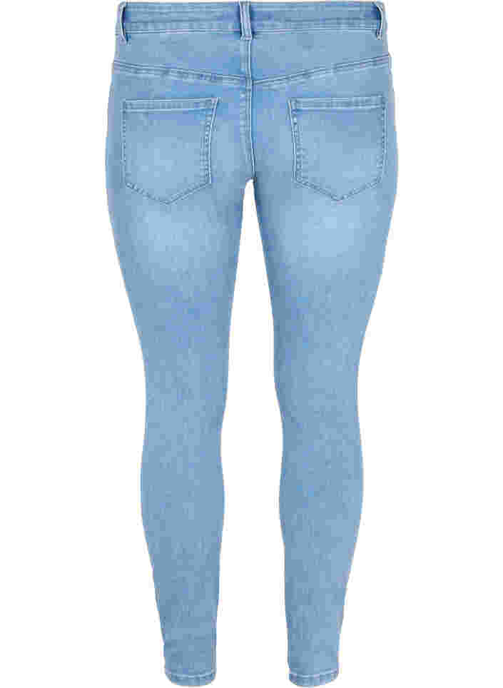 Extra Slim Sanna Jeans mit Stickerei, Light blue, Packshot image number 1
