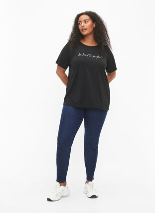 FLASH - T-Shirt mit Motiv, Black Be Kind, Model image number 2