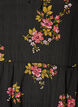 Gebl&uuml;mtes Kleid mit Bindeverschluss, Schwarz, Packshot image number 2