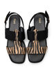 Extra-Weite - Sandalen mit breiten Riemen, Schwarz, Packshot image number 2