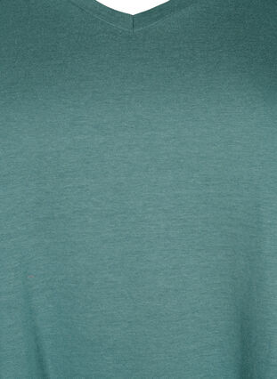 Kurzärmeliges T-Shirt mit A-Linie, Sea Pine, Packshot image number 2
