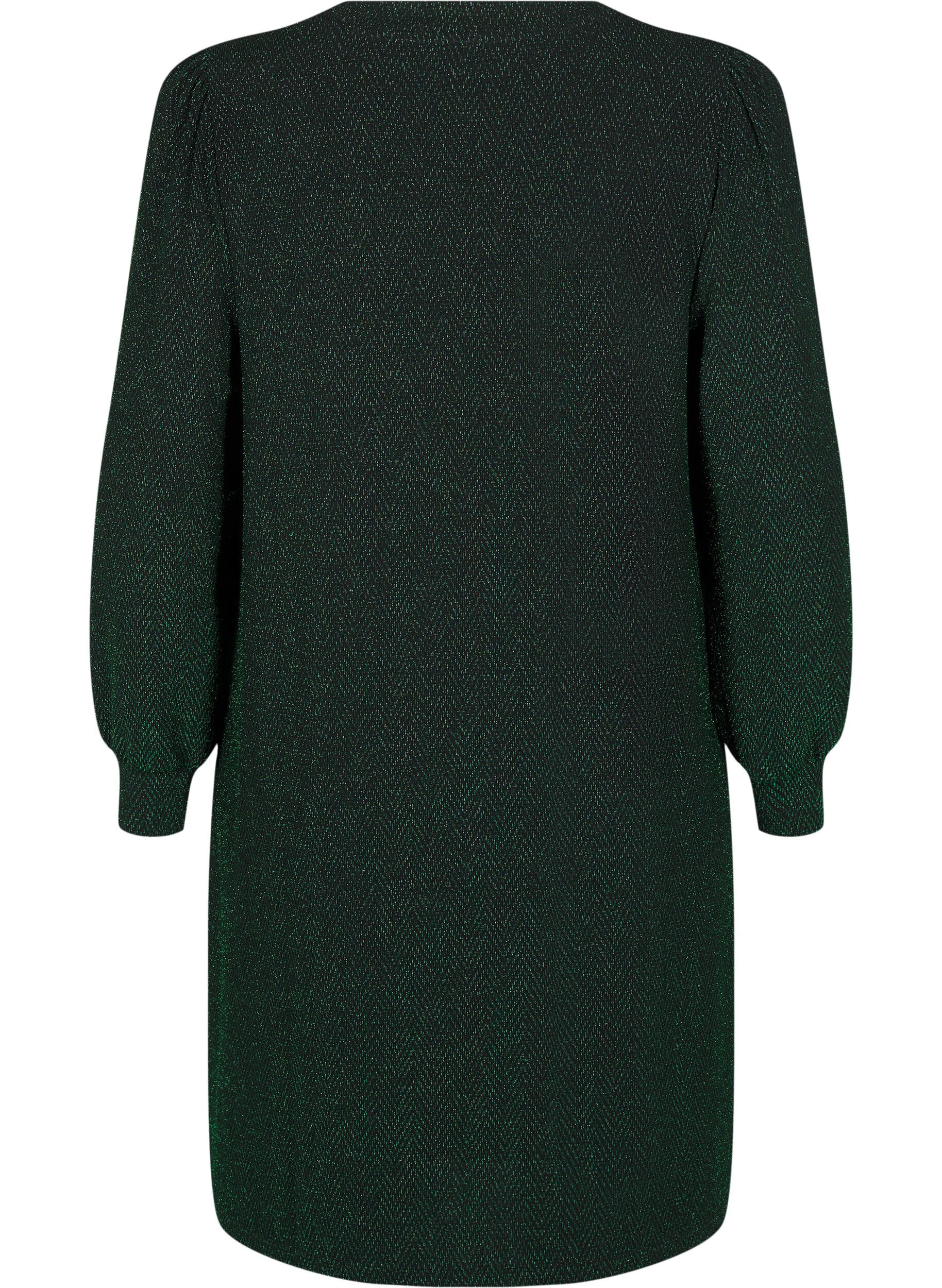 ZizziKleid mit Zickzackmuster und Glitzer, Scarab ZigZagShimmer, Packshot image number 1