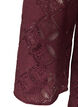 Spitzenkleid mit langen &Auml;rmeln und R&uuml;schensaum, Dunkles Bordeaux, Packshot image number 3