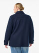 Kurzmantel mit zweireihiger Knopfleiste, Blau, Model image number 2