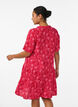 Kurzes A-Linien-Kleid aus Baumwollmusselin, Rot, Model image number 2