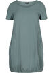 Kurzarm Kleid aus Baumwolle, Gr&uuml;n, Packshot image number 0