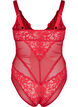Body aus Spitze mit Mesh, Rhythmic Red, Packshot image number 1
