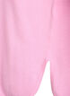Strickbluse mit Rundhalsausschnitt und Strickmuster, Pink, Packshot image number 3