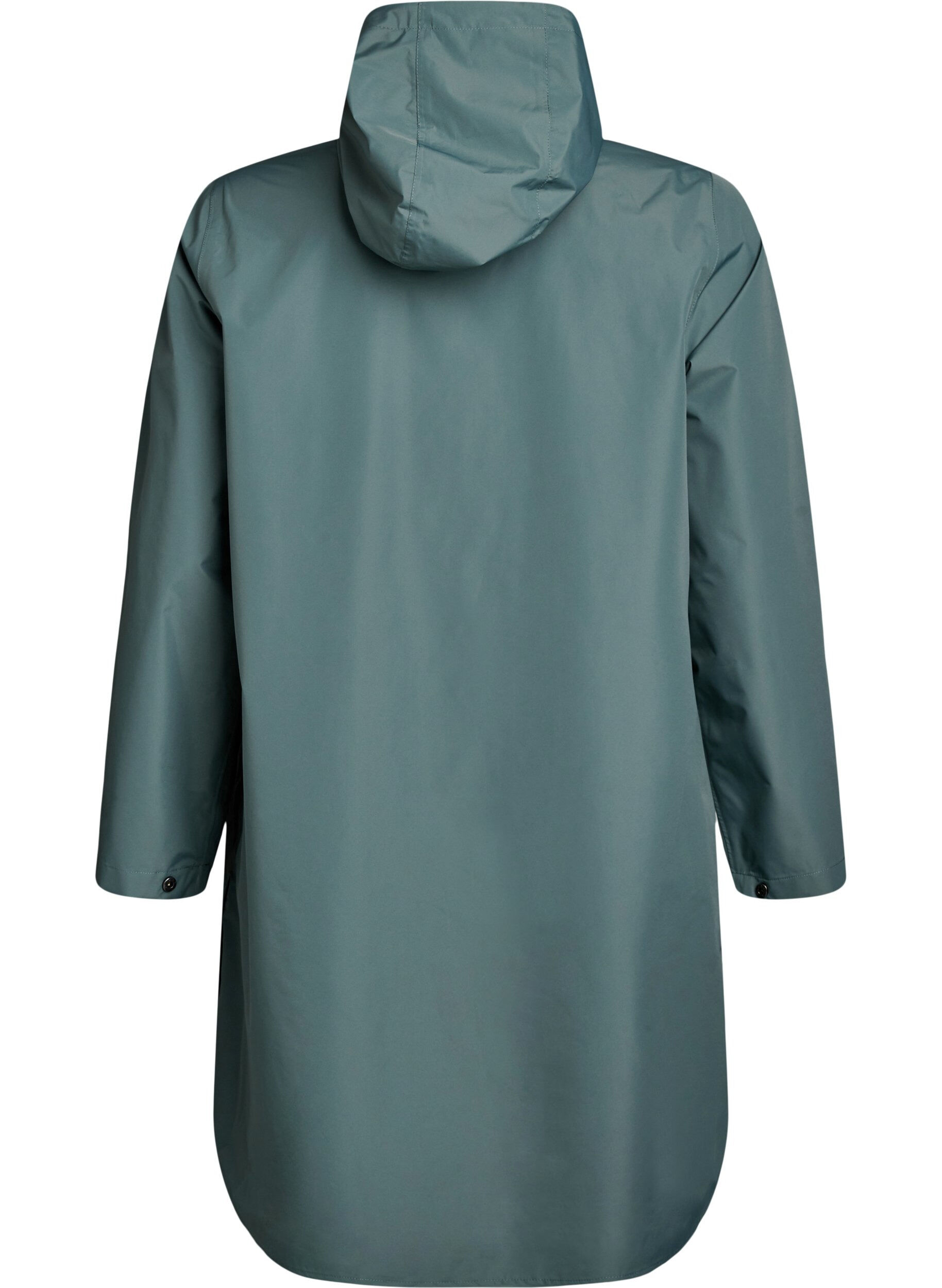 ZizziRegenjacke mit Taschen und Kapuze, Gr&uuml;n, Packshot image number 1