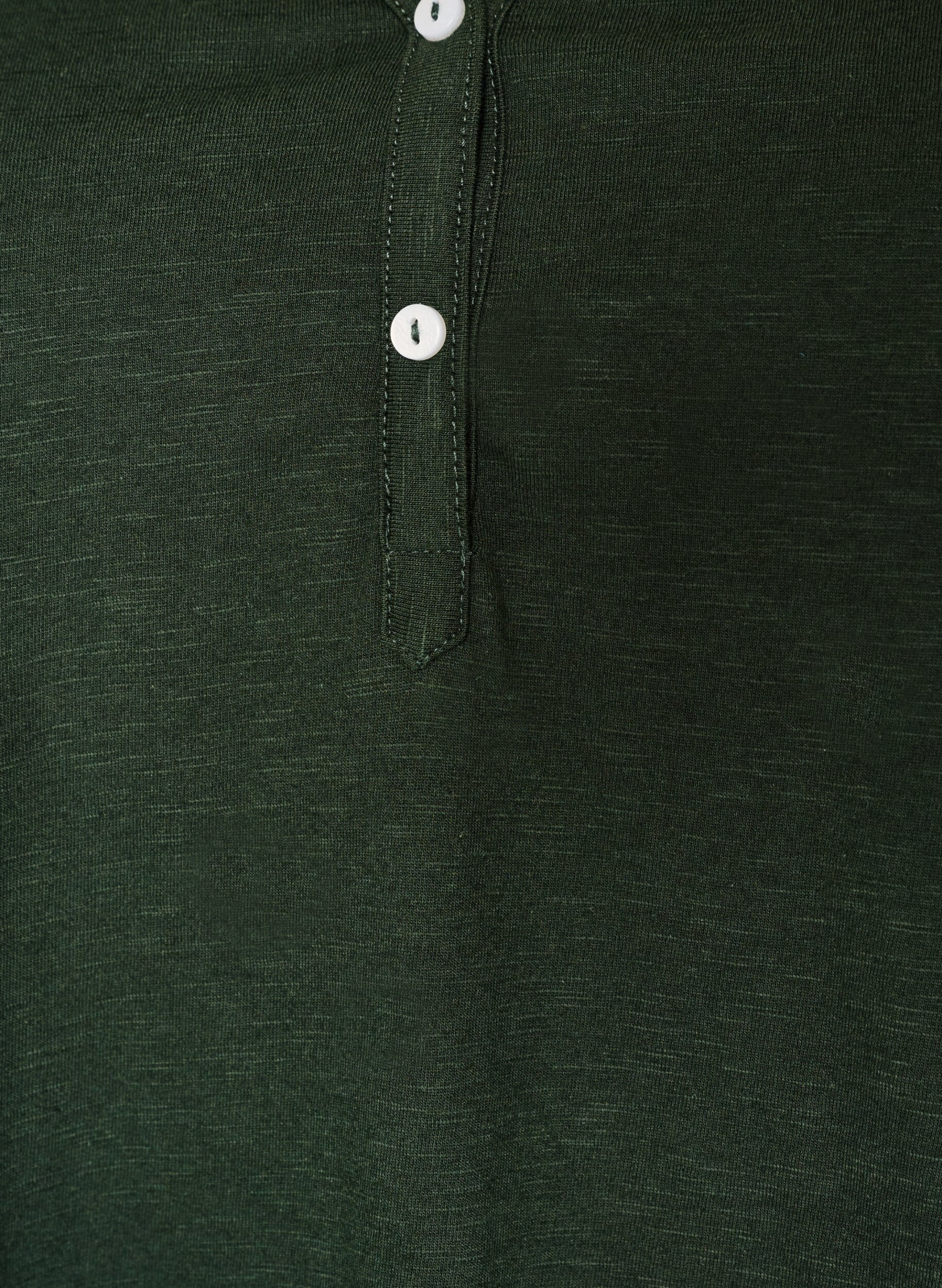ZizziT-Shirt mit Knopfleiste, Gr&uuml;n, Packshot image number 2