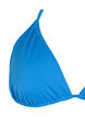 Einfarbiges Triangel-Bikinioberteil, Blau, Packshot image number 2
