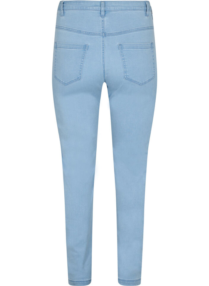 Slim Fit Emily Jeans mit normaler Taillenh&ouml;he, Blau, Packshot image number 1