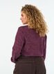 Bluse aus Jersey mit V-Ausschnitt und langen &Auml;rmeln, Dunkles Bordeaux, Model image number 2