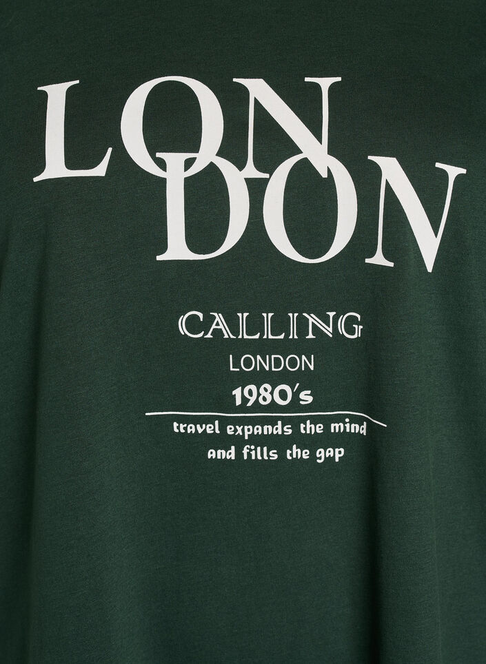 FLASH - T-Shirt mit Print., Gr&uuml;n, Packshot image number 2