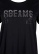 T-Shirt aus Baumwolle mit Strass-Motiv, Black w. Dream, Packshot image number 2
