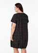 Kurz&auml;rmliges Baumwollkleid mit Aufdruck, Braun, Model image number 2