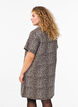 Jeanskleid mit Leopardenmuster, Braun, Model image number 2