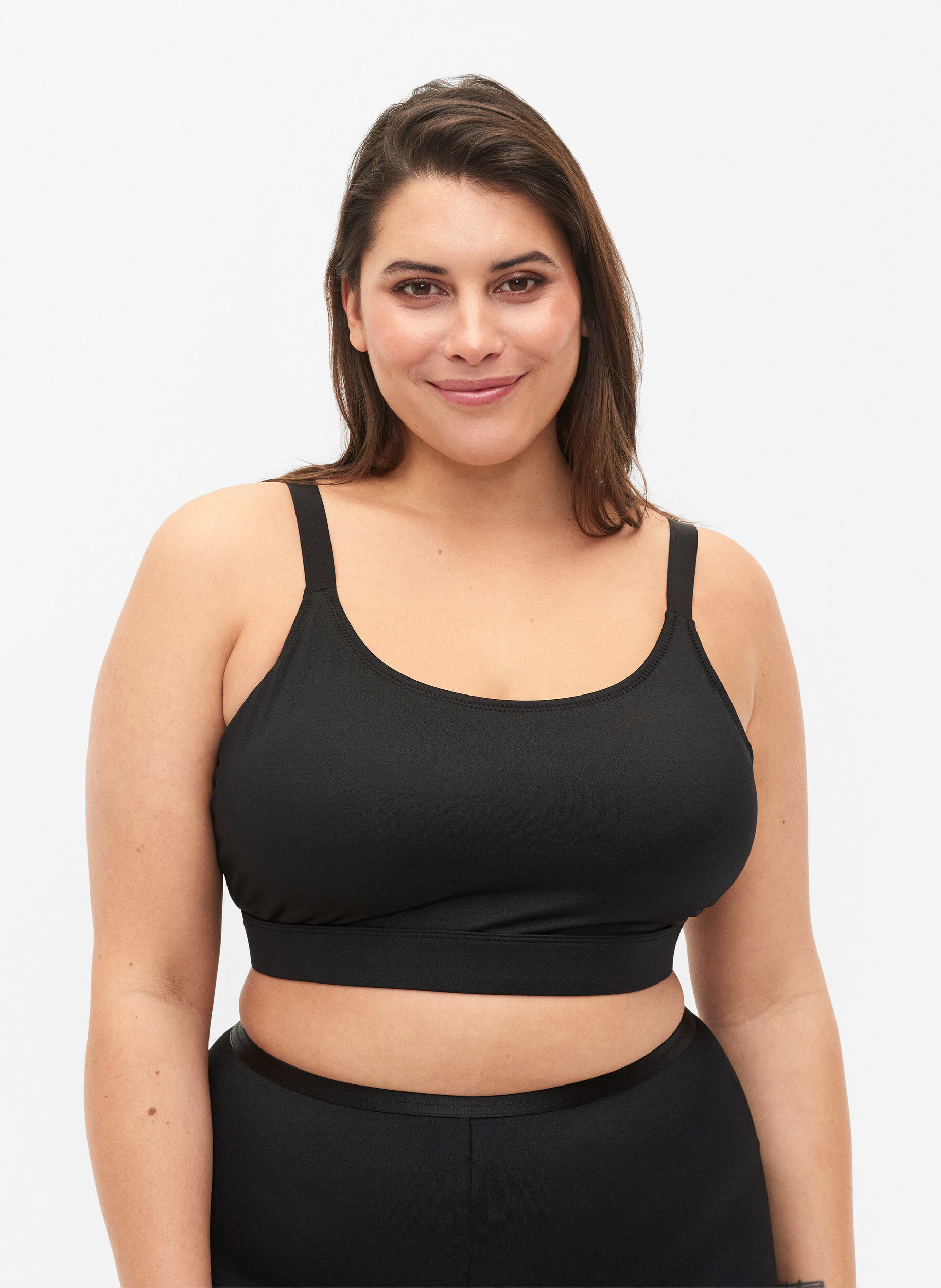 ZizziBikinioberteil mit herausnehmbaren Eins&auml;tzen, Black, Model image number 0