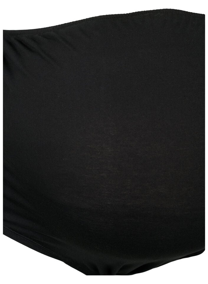 3er Pack Schwangerschaftsliebesträger aus Baumwolle, Schwarz, Packshot image number 3