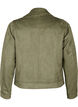 Bikerjacke aus Wildlederimitat, Dusty Olive, Packshot image number 1