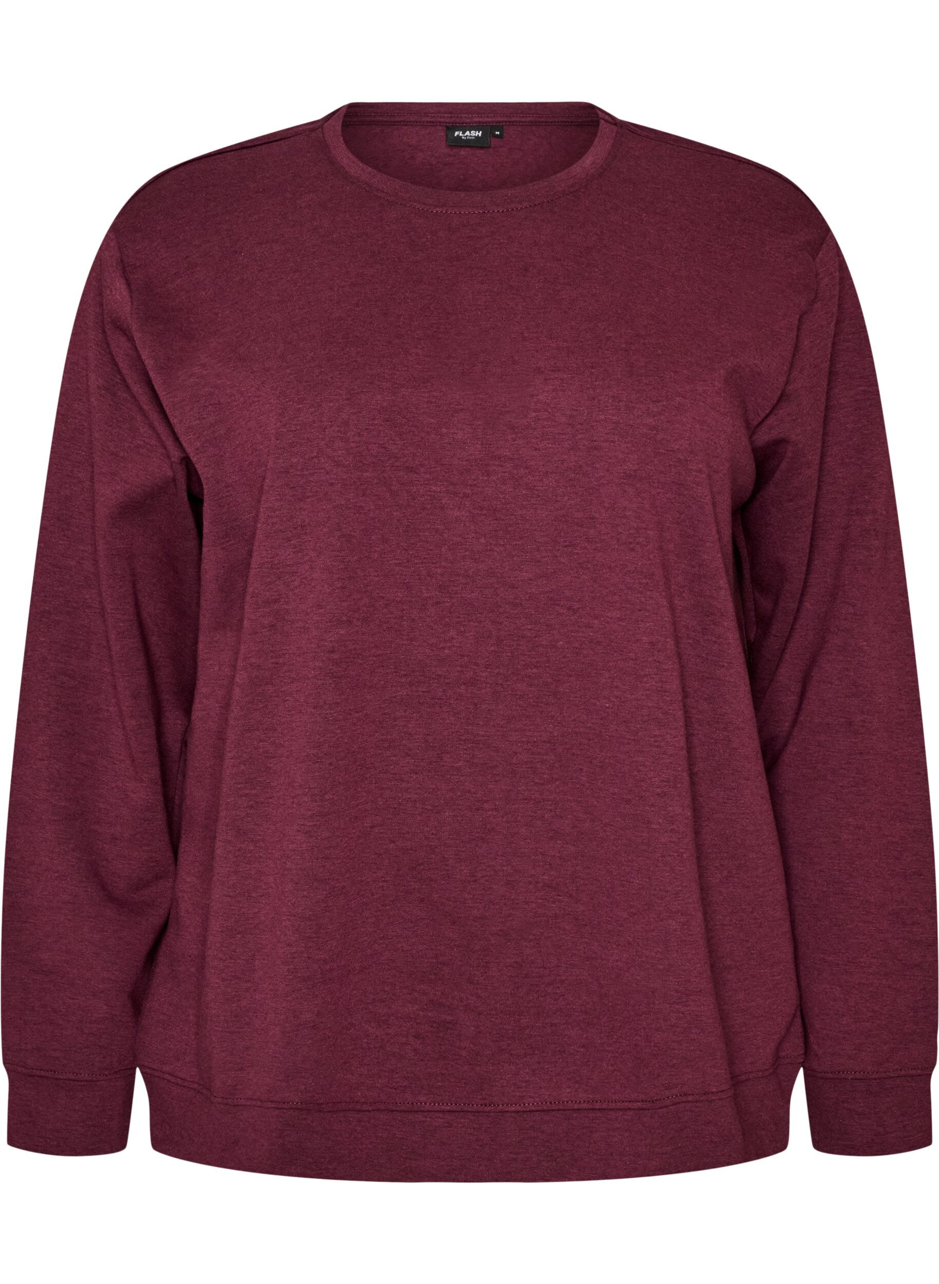 ZizziSweatshirt mit Rundhalsausschnitt, Rot, Packshot image number 0