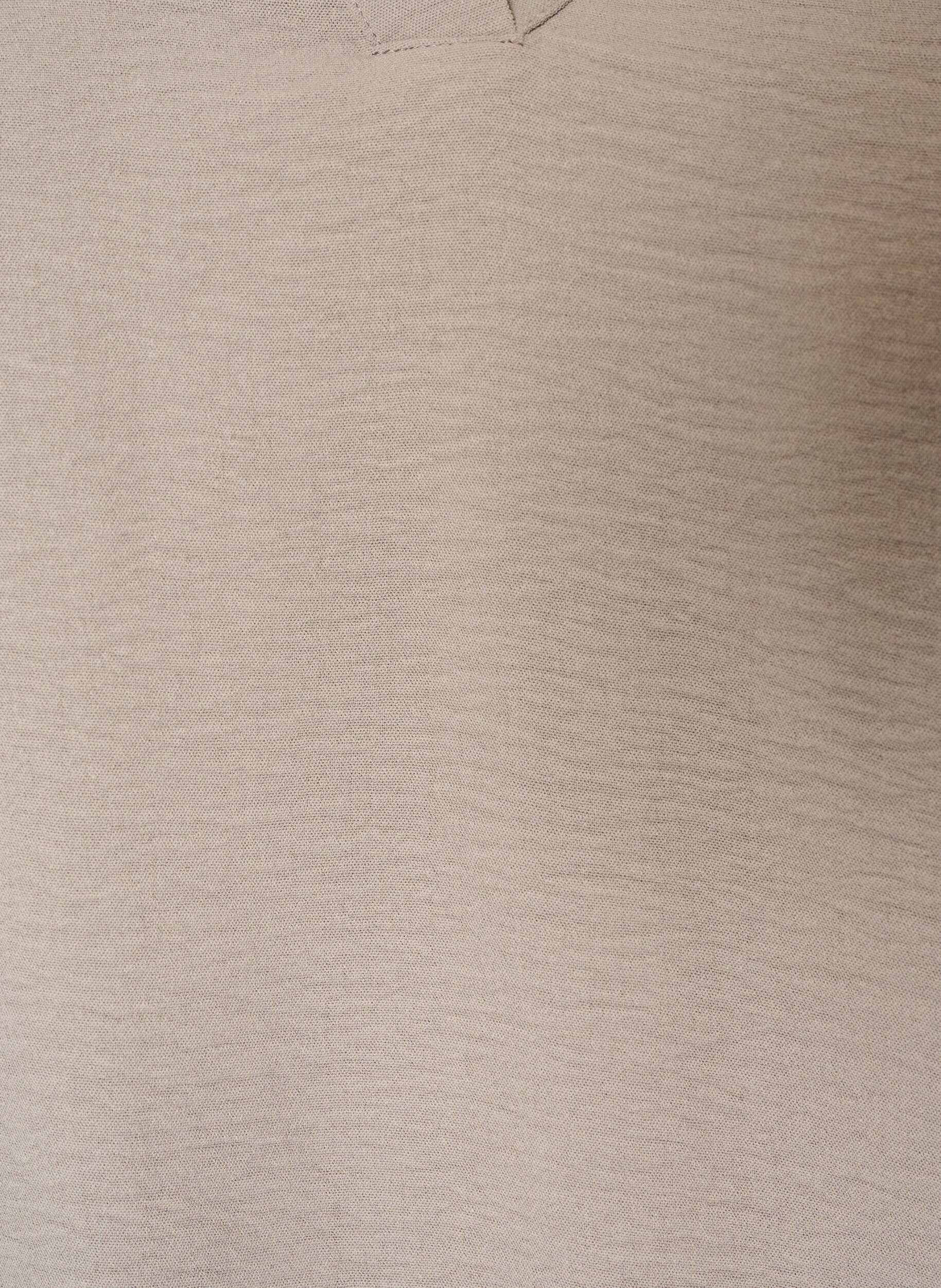 ZizziBluse in Ballon-Silhouette mit V-Ausschnitt, Beige, Packshot image number 2