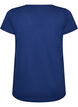 T-Shirt aus Baumwolle mit Frontprint und V-Ausschnitt, 1447, Packshot image number 1