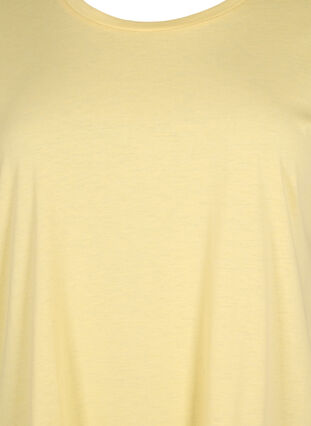 Kurzärmeliges T-Shirt aus einer Baumwollmischung, Popcorn, Packshot image number 2