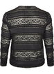 Bluse aus Spitze mit langen &Auml;rmeln, Schwarz, Packshot image number 1