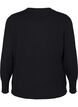 Strickpullover mit Rundhalsausschnitt, Schwarz, Packshot image number 1